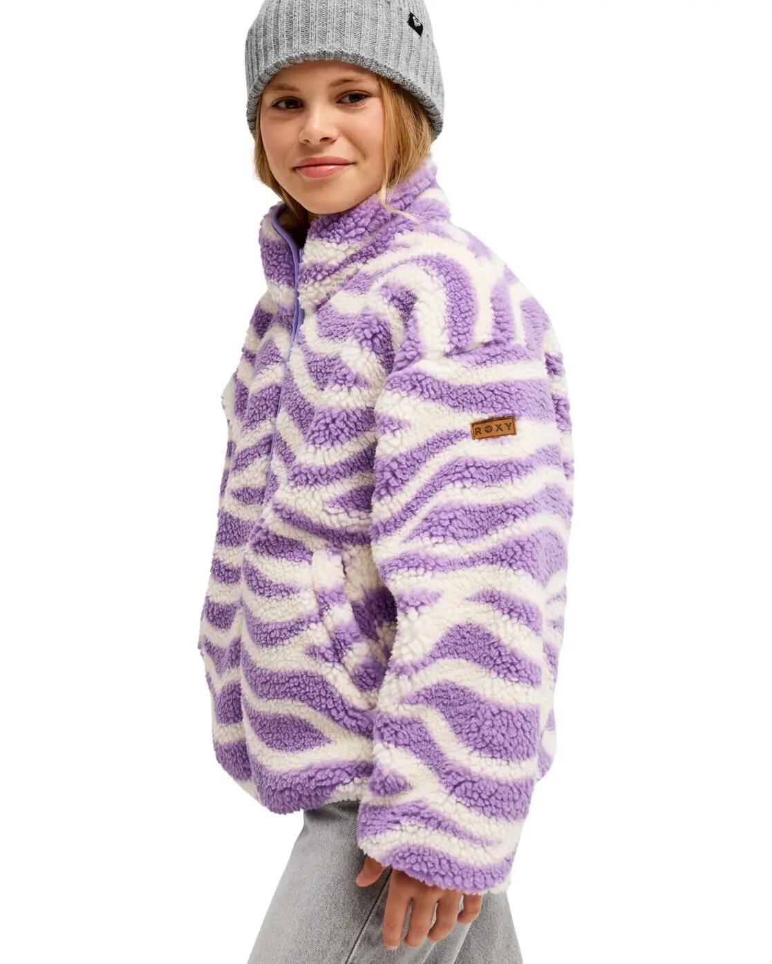 ZipHoodie LIKE ELECTRICITY Lila Meisjes 4-16 3/4