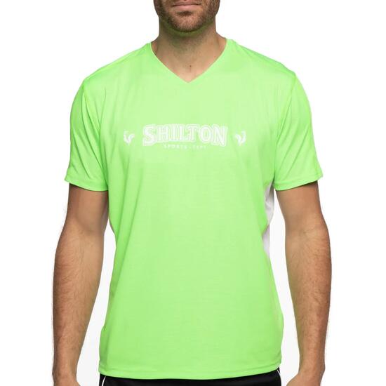 T-shirt sport col v 3XL / Vert
