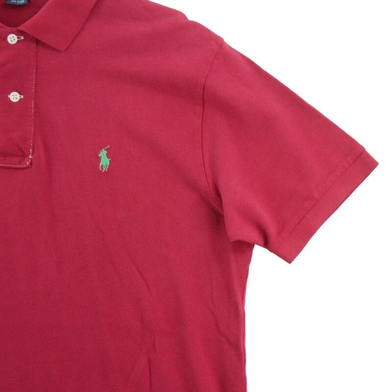 Second life - Tricou polo bărbați cu mânecă scurtă roșu - Bun