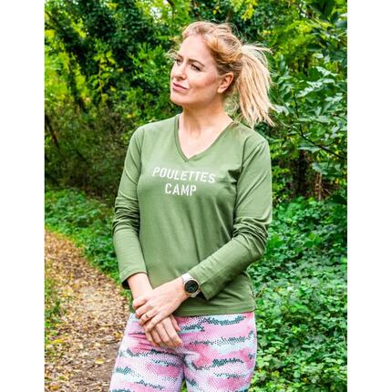 T-shirt manches longues femme Les Poulettes Fitness