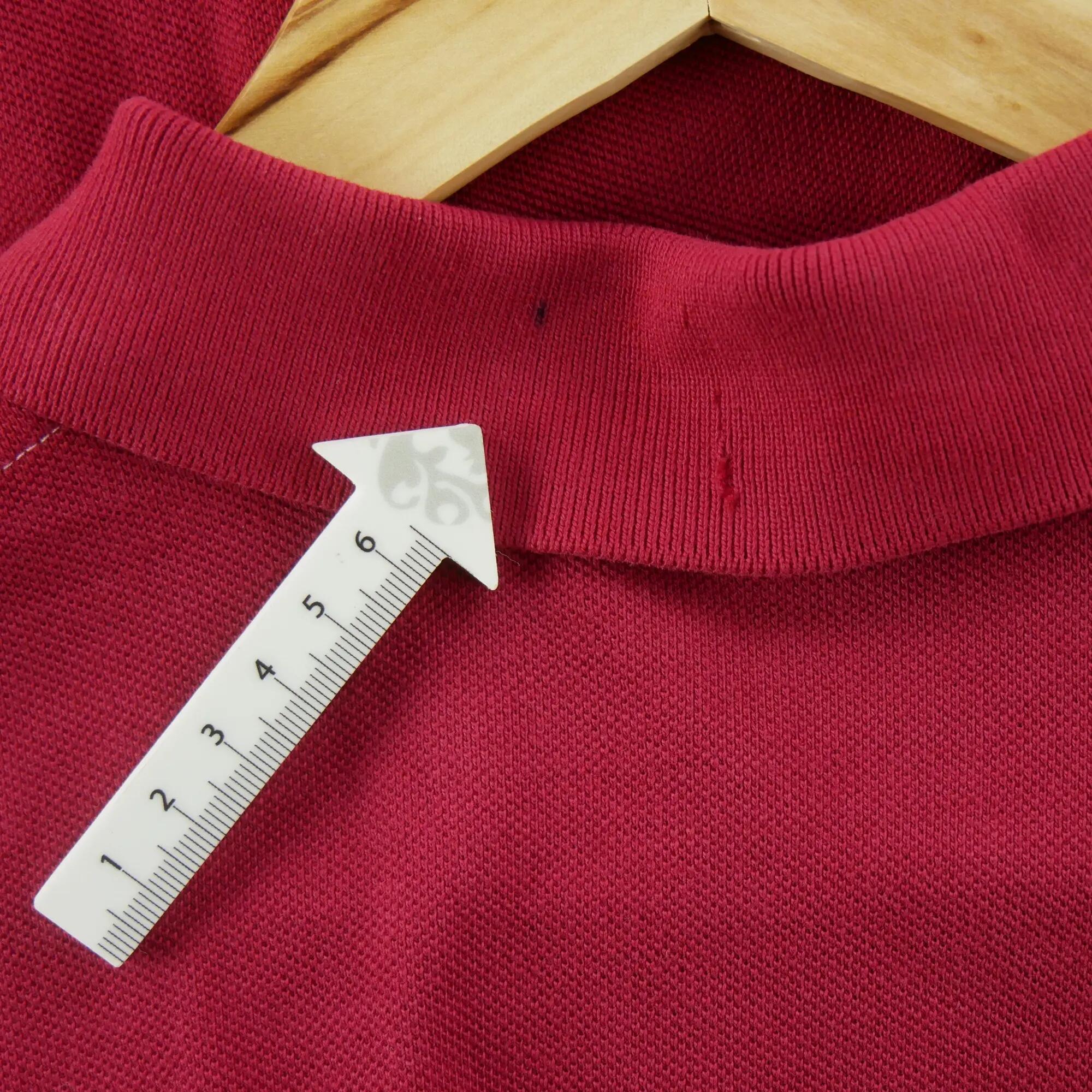 Refurbished - Kurzarm Polo Herren Rot - In gutem Zustand 5/7