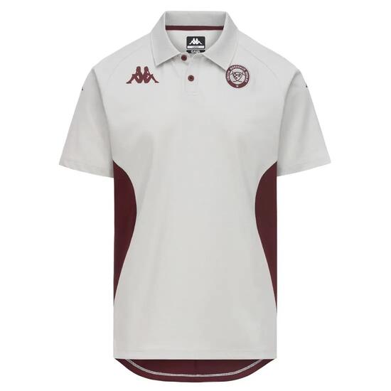 Polo Kappa Mindatti 2 Union Bordeaux Bègles pour homme Gris