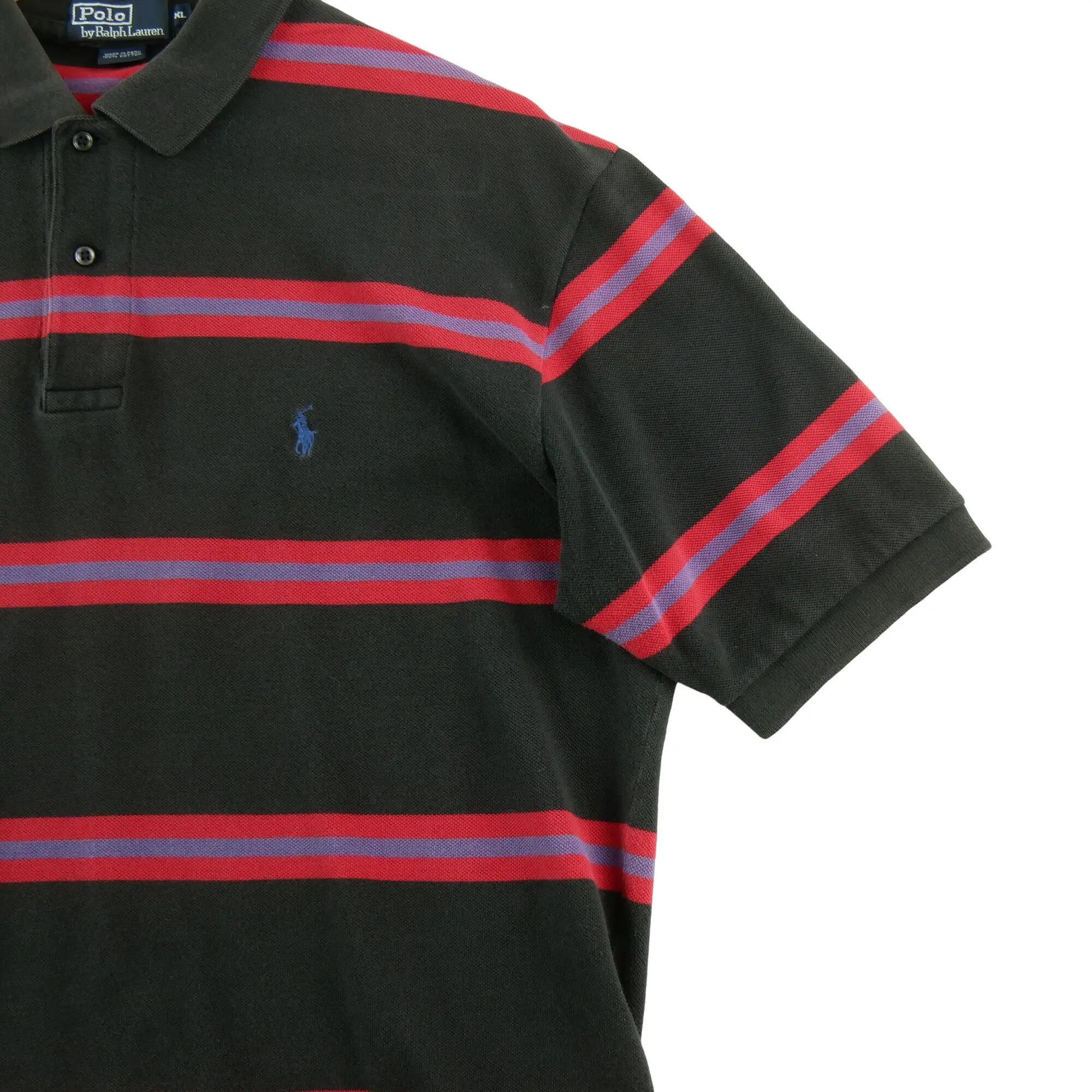 Second life - Polo Ralph Lauren męskie krótkie rękawy Y2K Vintage - Stan dobry 6/7
