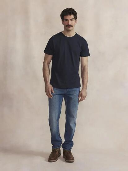 T-shirt manches courtes homme PIERETEE - marine