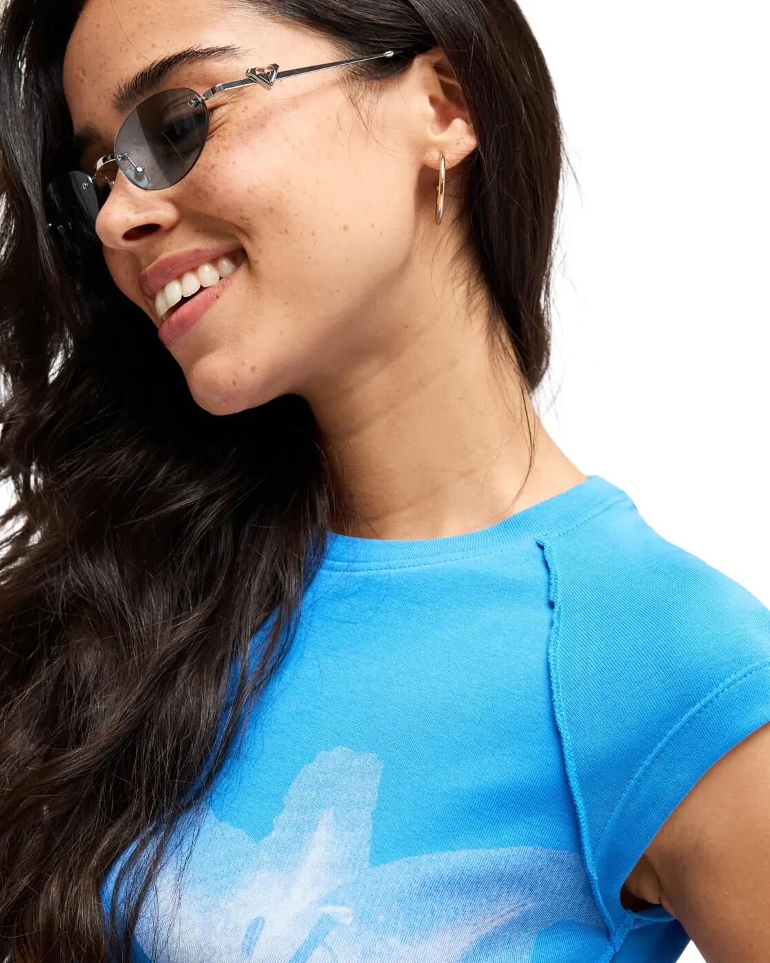 T-Shirt OCEANS LUCKY Blau Dames 4/4
