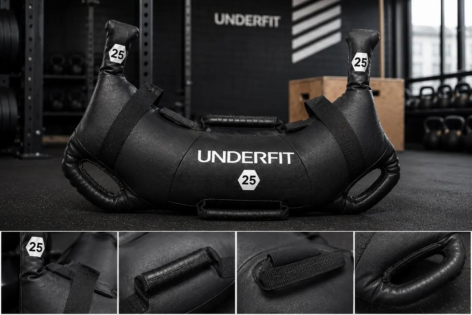 Bułgarski Worek z obciążeniem 5 kg UNDERFIT Power Bag Sandbag 3/5