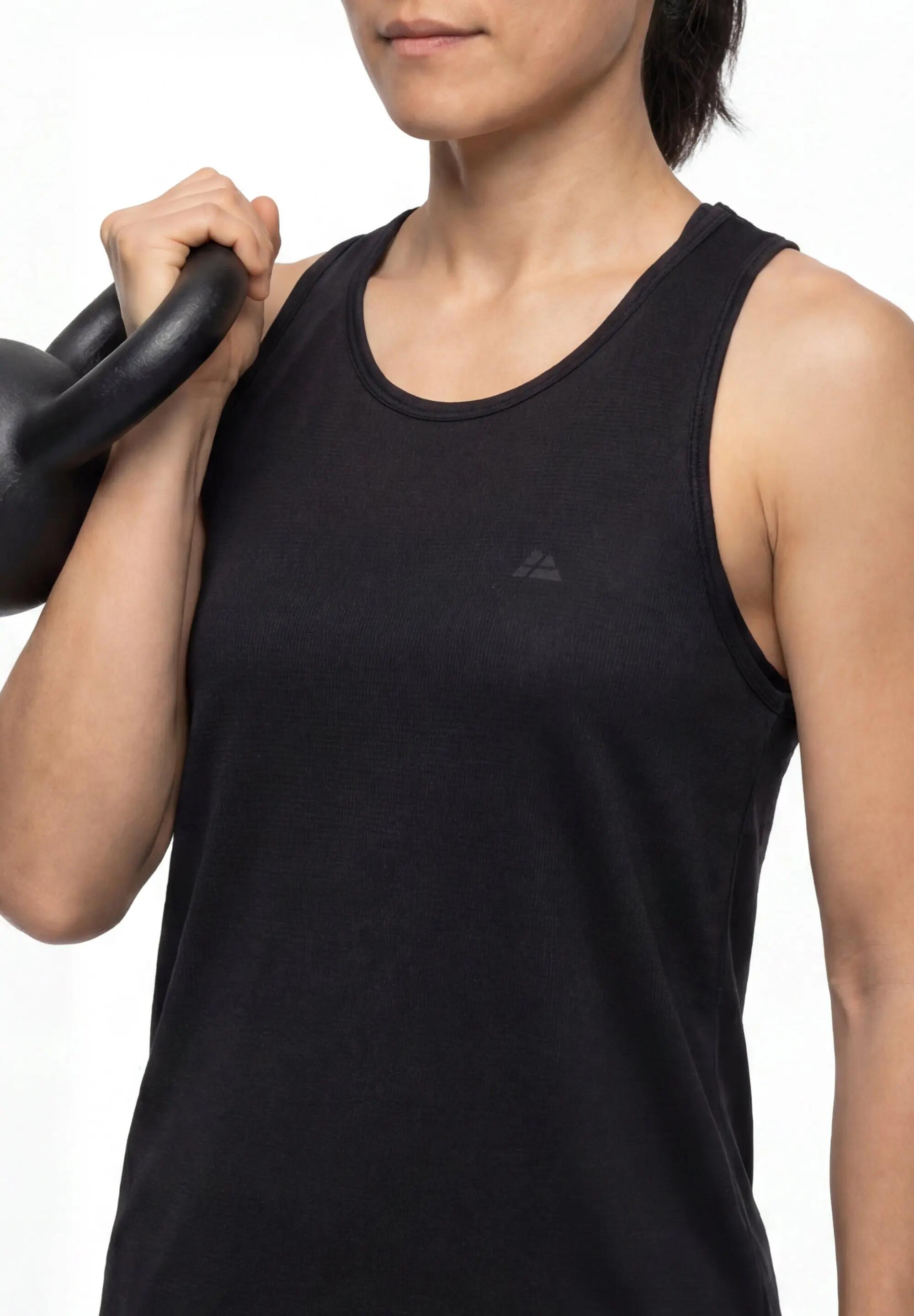 Damen Leichtes Mesh Lauf-Tanktop Recyceltes Polyester Polygiene 5/6