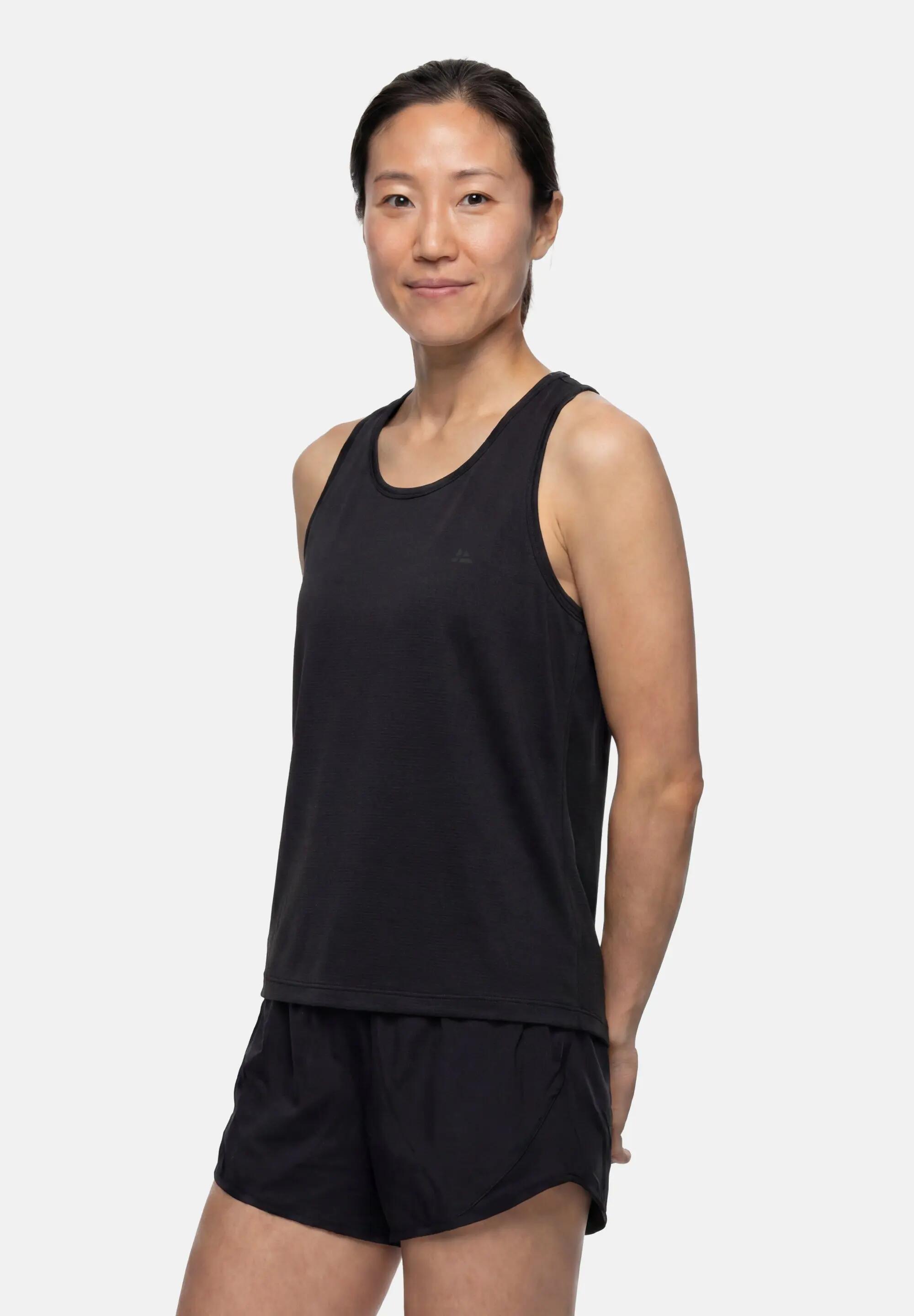 Damen Leichtes Mesh Lauf-Tanktop Recyceltes Polyester Polygiene 3/6