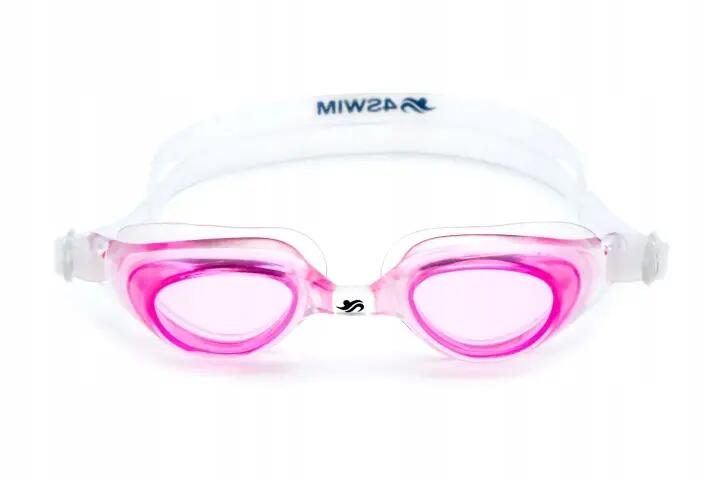 Okulary pływackie 4swim Classic Junior Pink / Clear 2/2