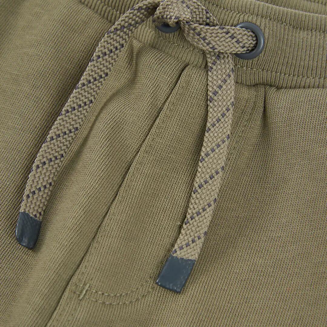 Pantalón felpa niño verde 3/4
