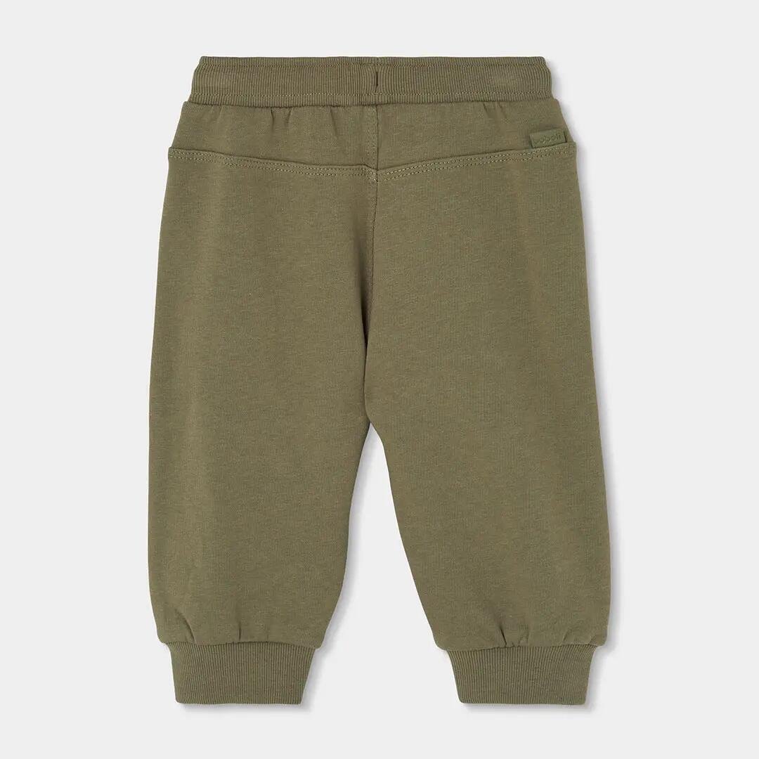 Pantalón felpa niño verde 2/4