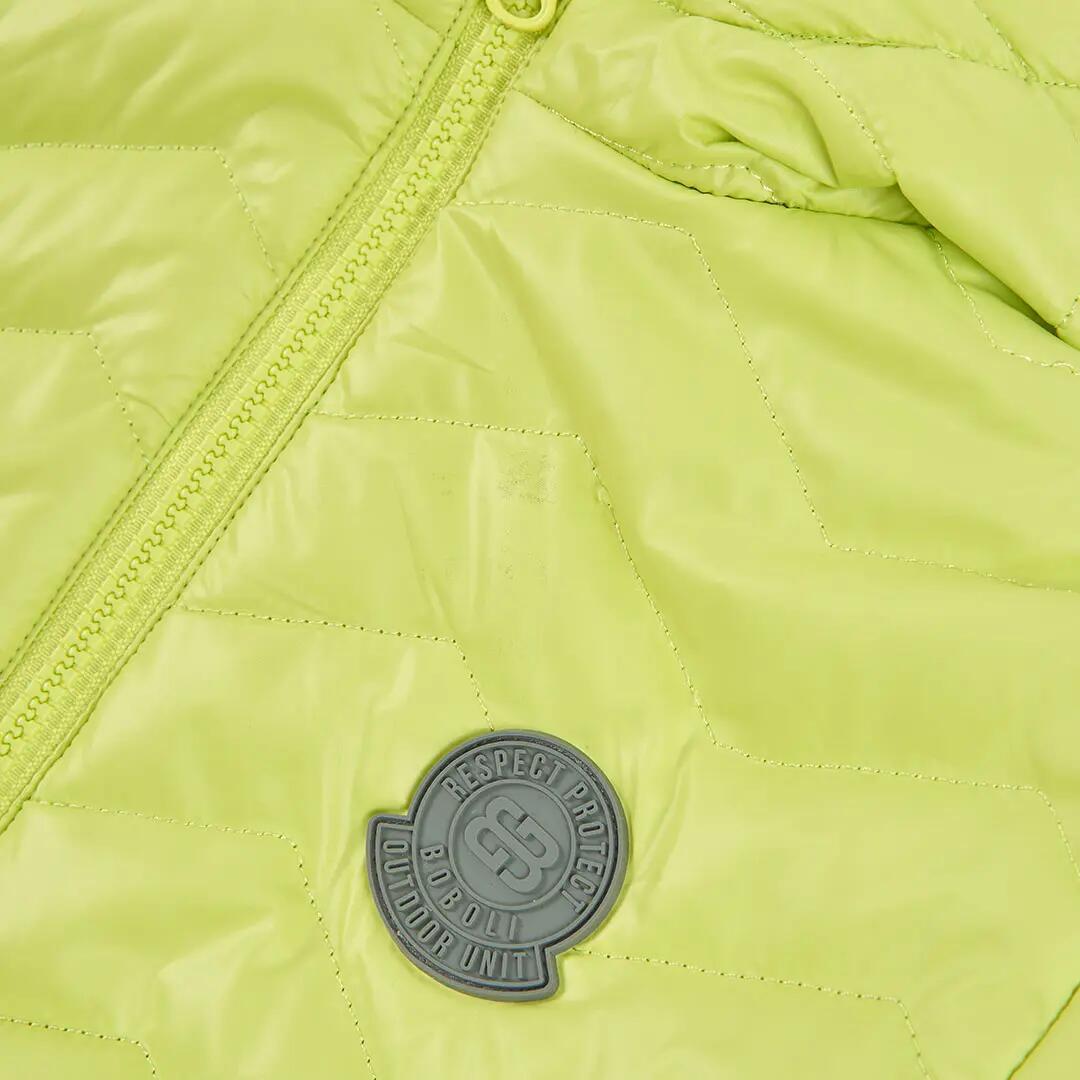Parka tejido técnico reversible niño verde 7/7