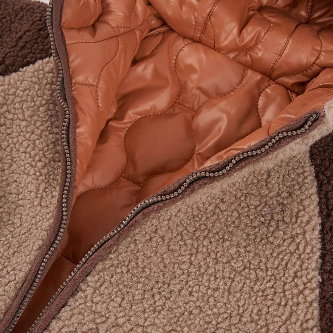 Parka tejido técnico reversible niño marrón 7/7