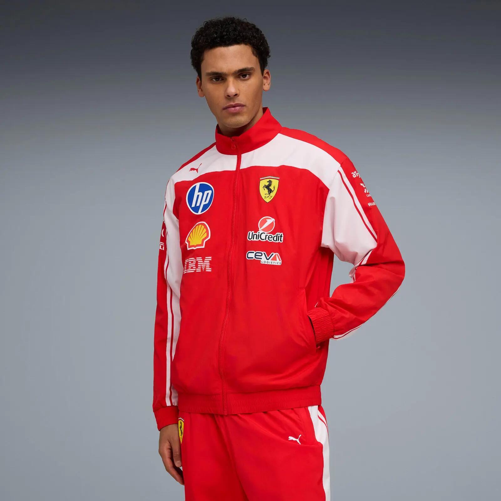 Jacke Puma Sf Replica Drivers Authentic Track, Rot, Herren 5/5