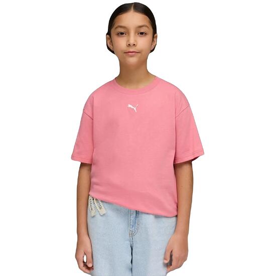 T-shirt Puma Ess Boxy Tee G Cool Blue, Rose, Enfants