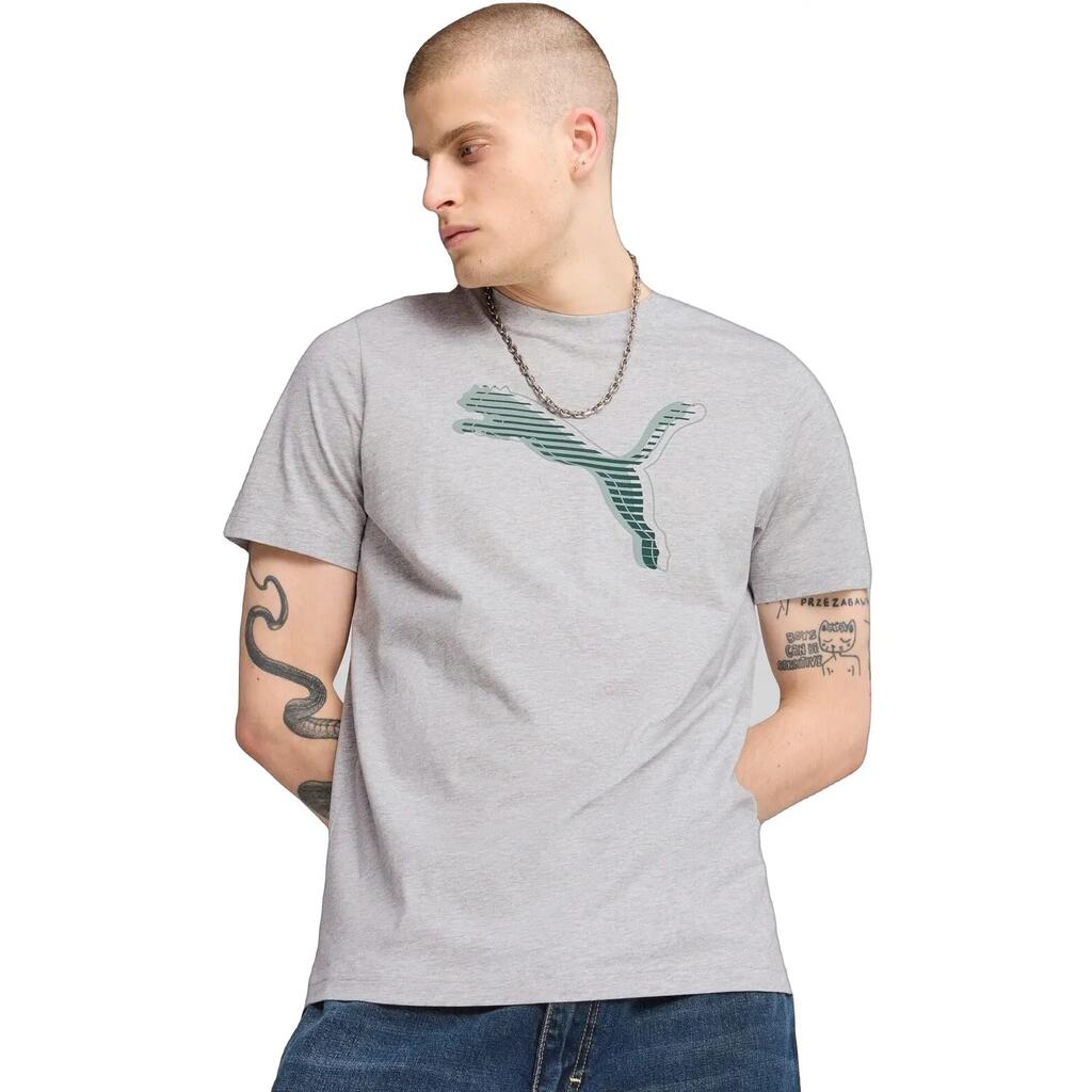 Тениска Puma Graphics Cat Logo Tee, Сив, Мъже