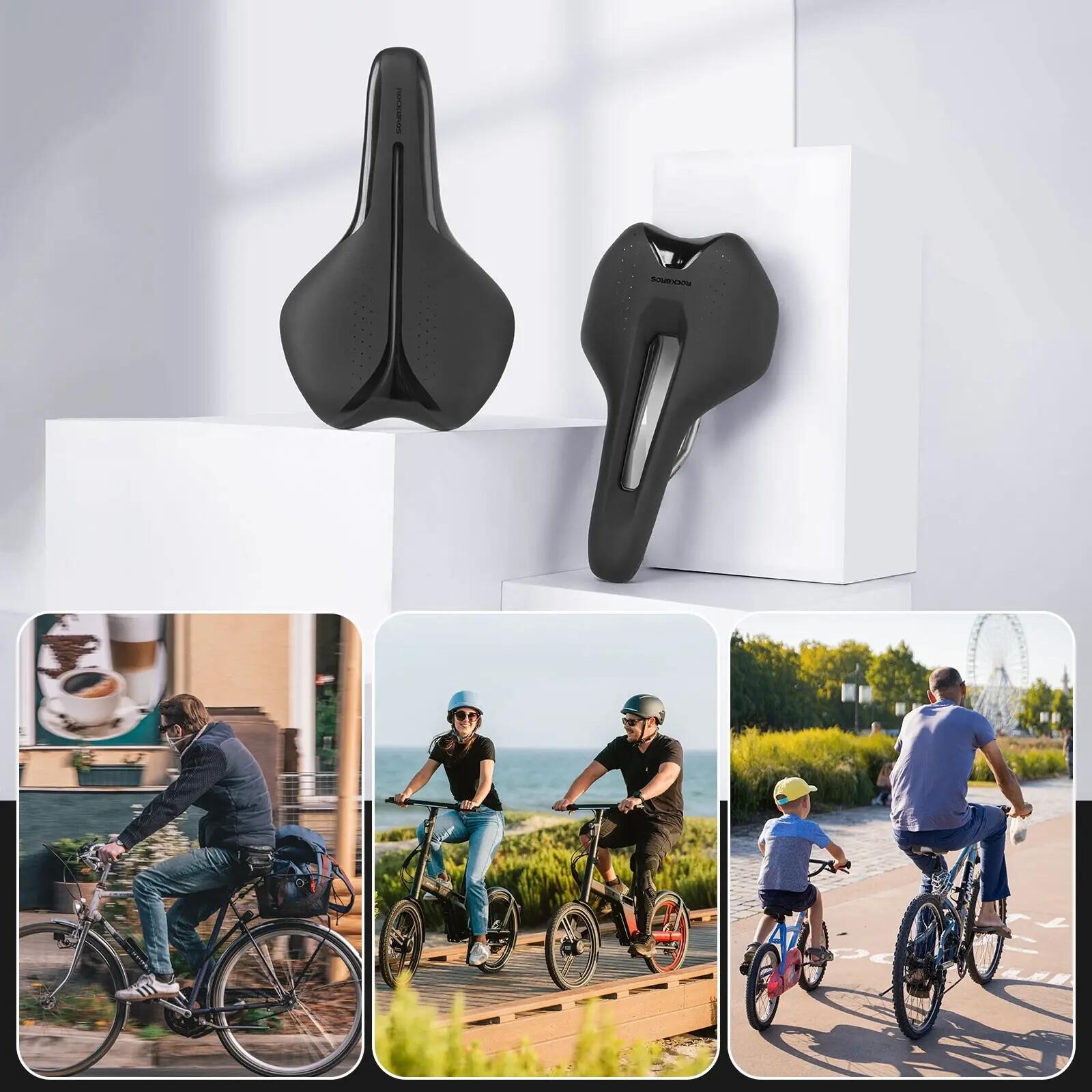 ROCKBROS Leicht Fahrradsattel Wasserdicht 7/7