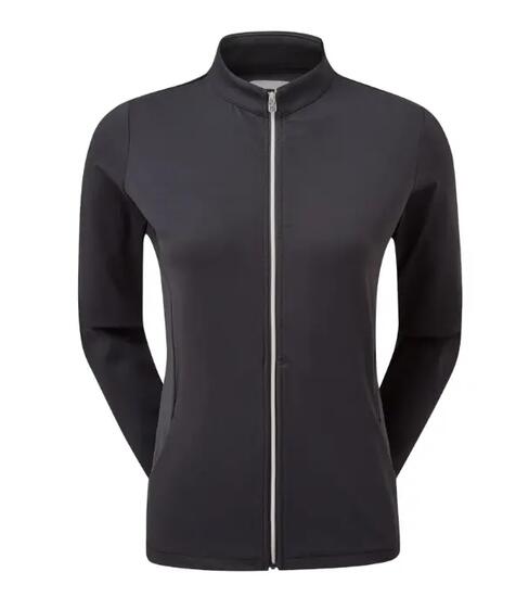 Veste de golf coupe-vent à fermeture éclair intégrale Footjoy pour femme, noire