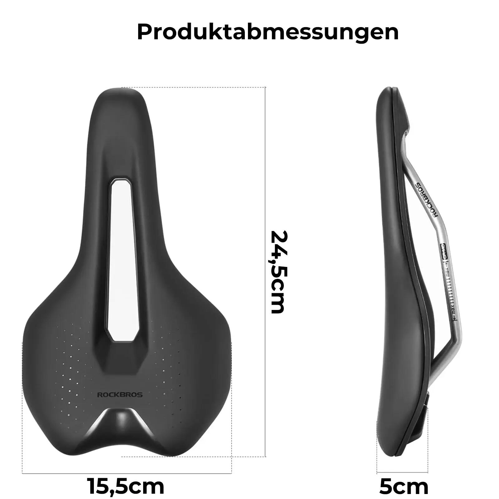 ROCKBROS Leicht Fahrradsattel Wasserdicht 6/7