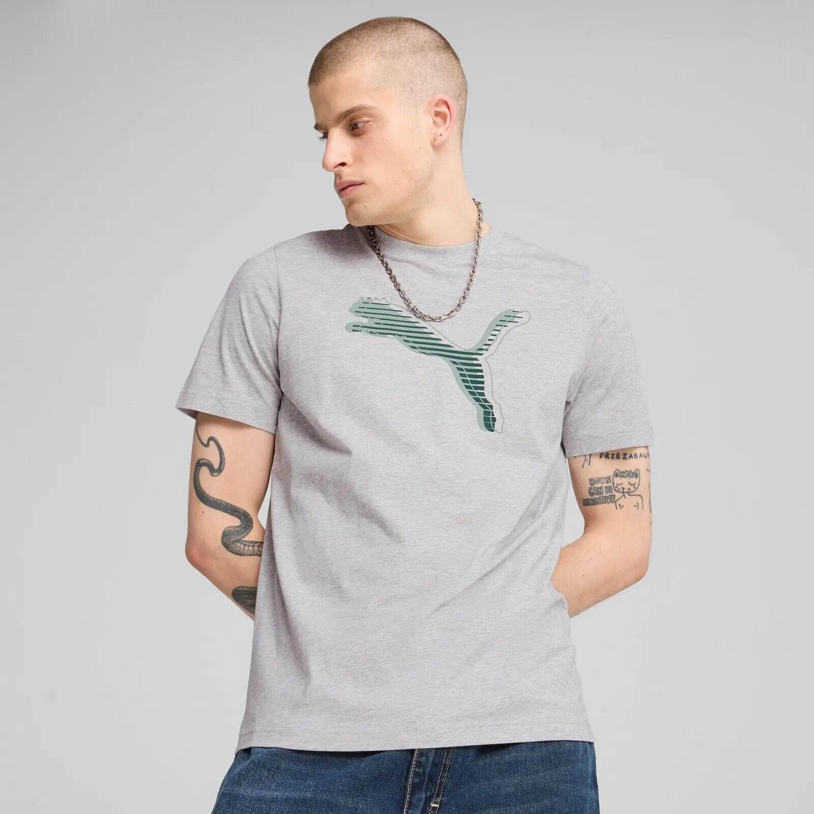 męskie T-shirt Puma Graphics Cat Logo Tee 4/5