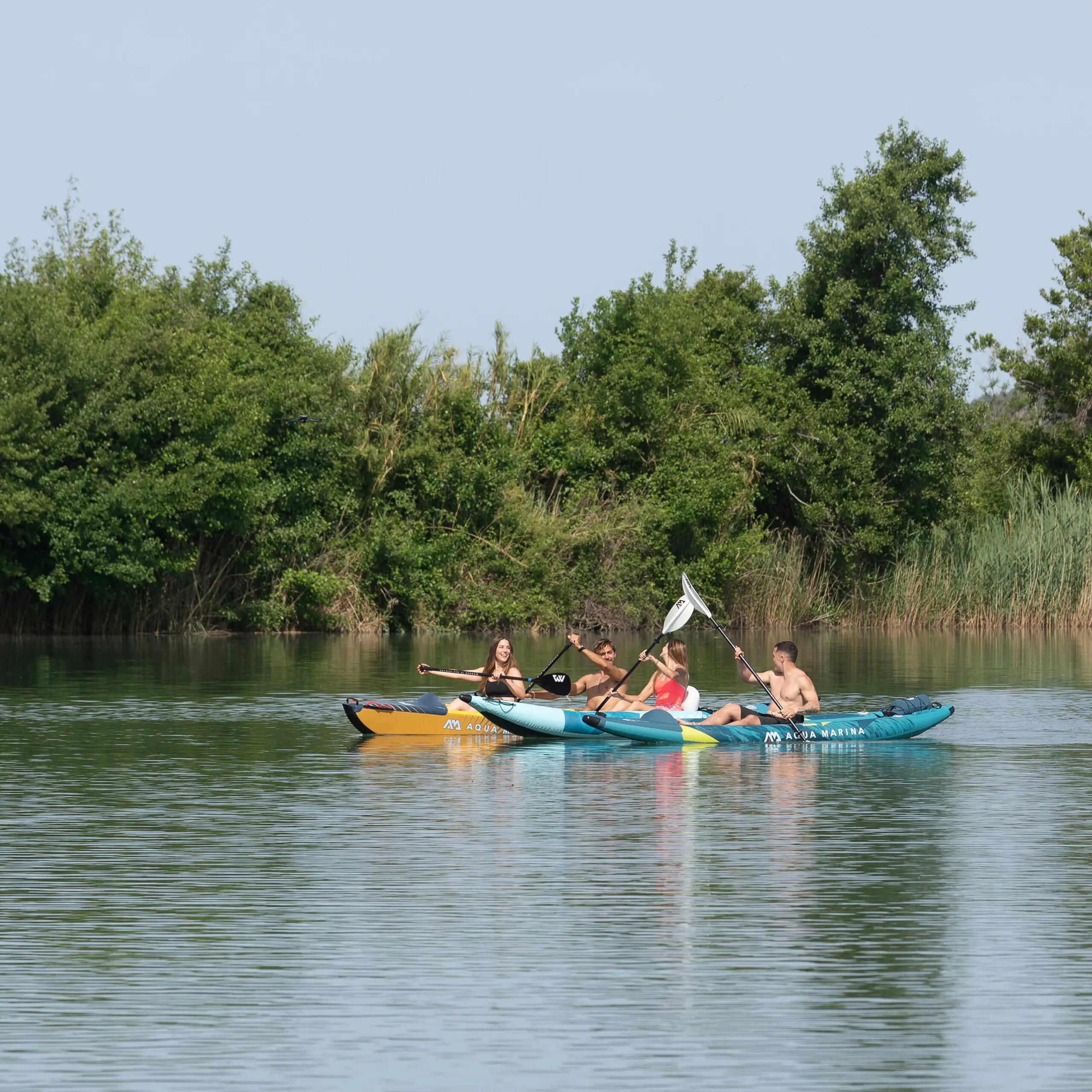 Kajak Aqua Marina Betta 412 Blue 2026 2-osobowy +Pompka elektryczna +Bojka 12/15