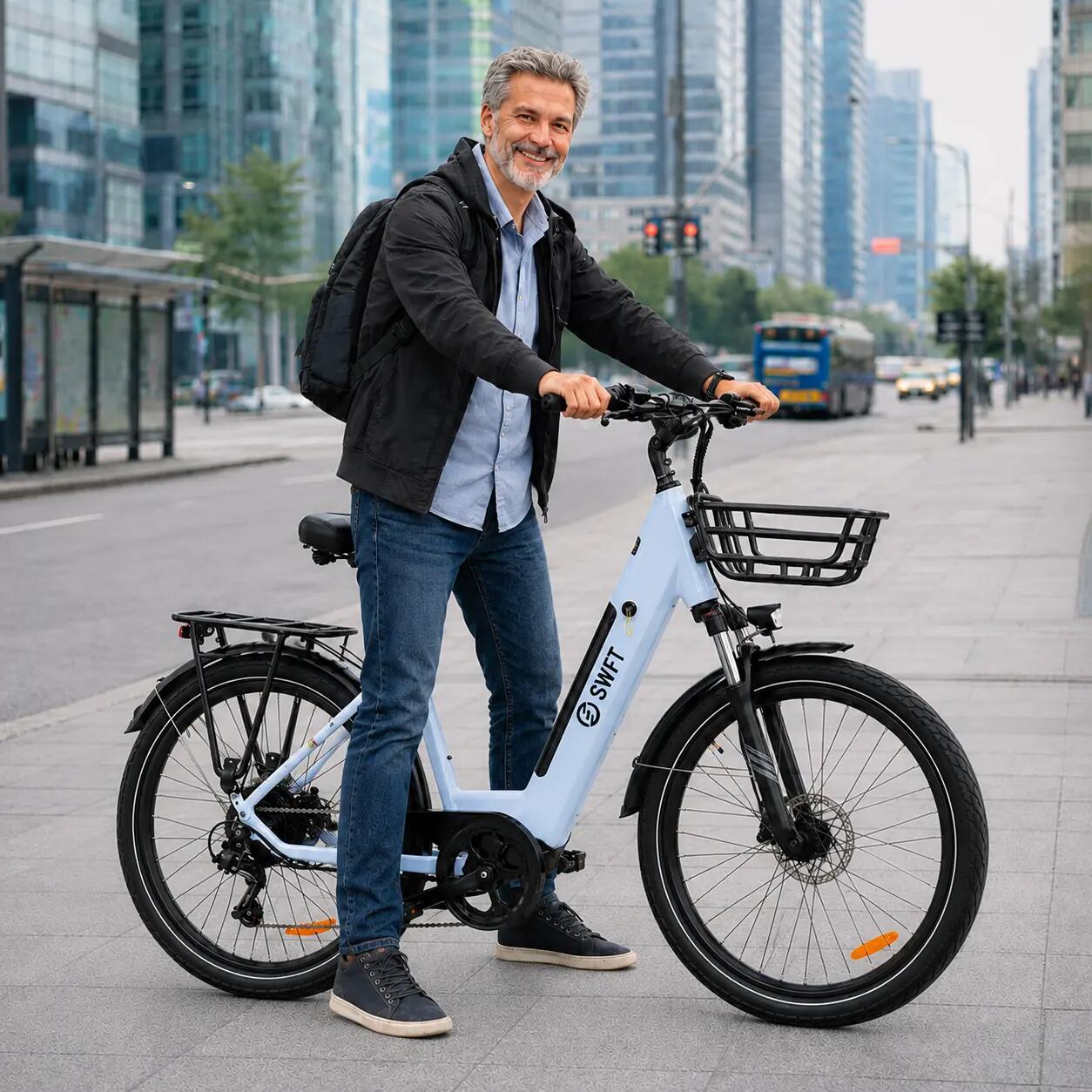 OC26 e-terreinfiets met koppelsensor, 250 W, 650 Wh, 55 Nm, brede banden 26×2,5 4/6