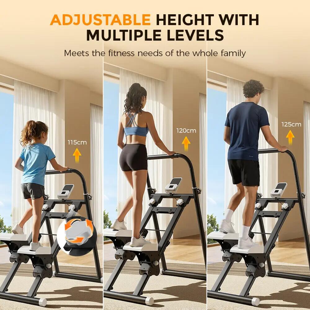 iscooter QK-7906 stepper da arrampicata con 3 inclinazione, 150 kg 8/12