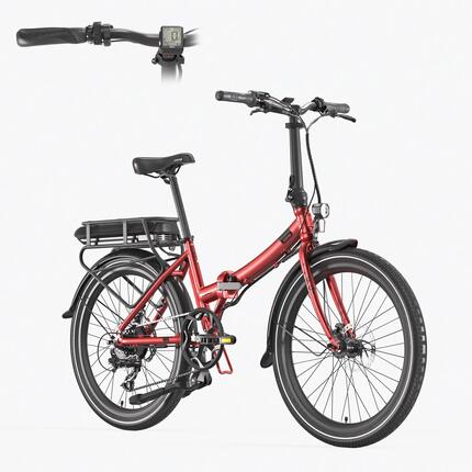 Siena Składany rower elektryczny 24" + Wyświetlacz · 21 kg · 90 km