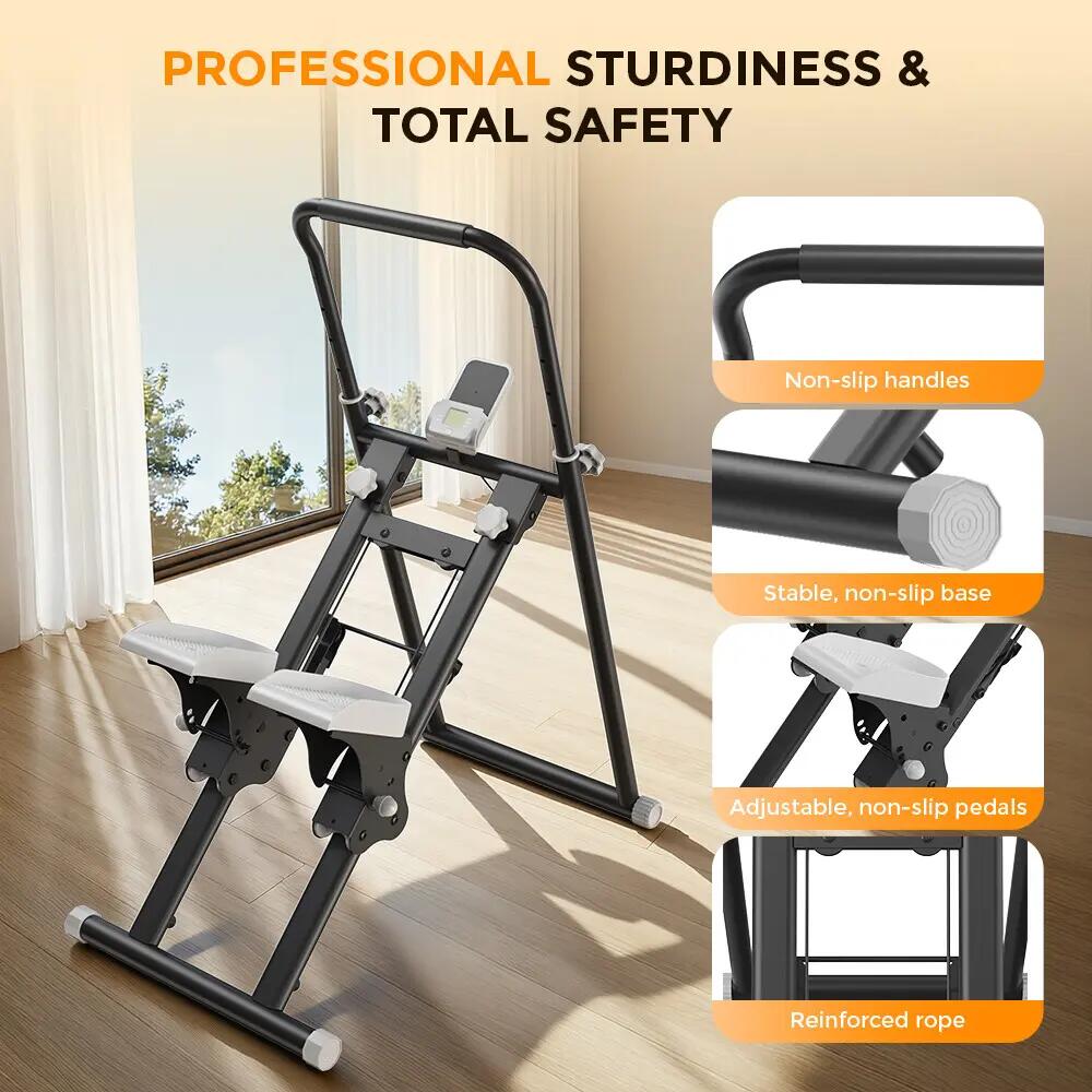 iscooter QK-7906 stepper da arrampicata con 3 inclinazione, 150 kg 5/12