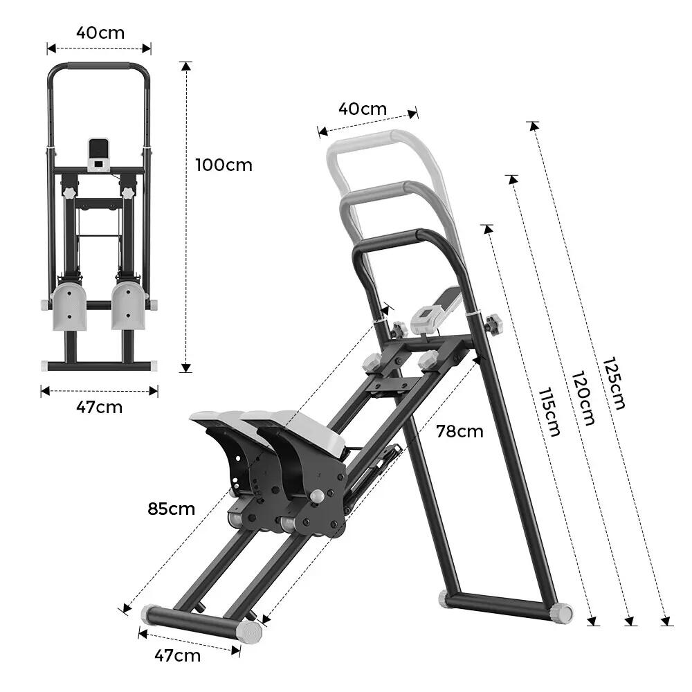 iscooter QK-7906 stepper da arrampicata con 3 inclinazione, 150 kg 3/12