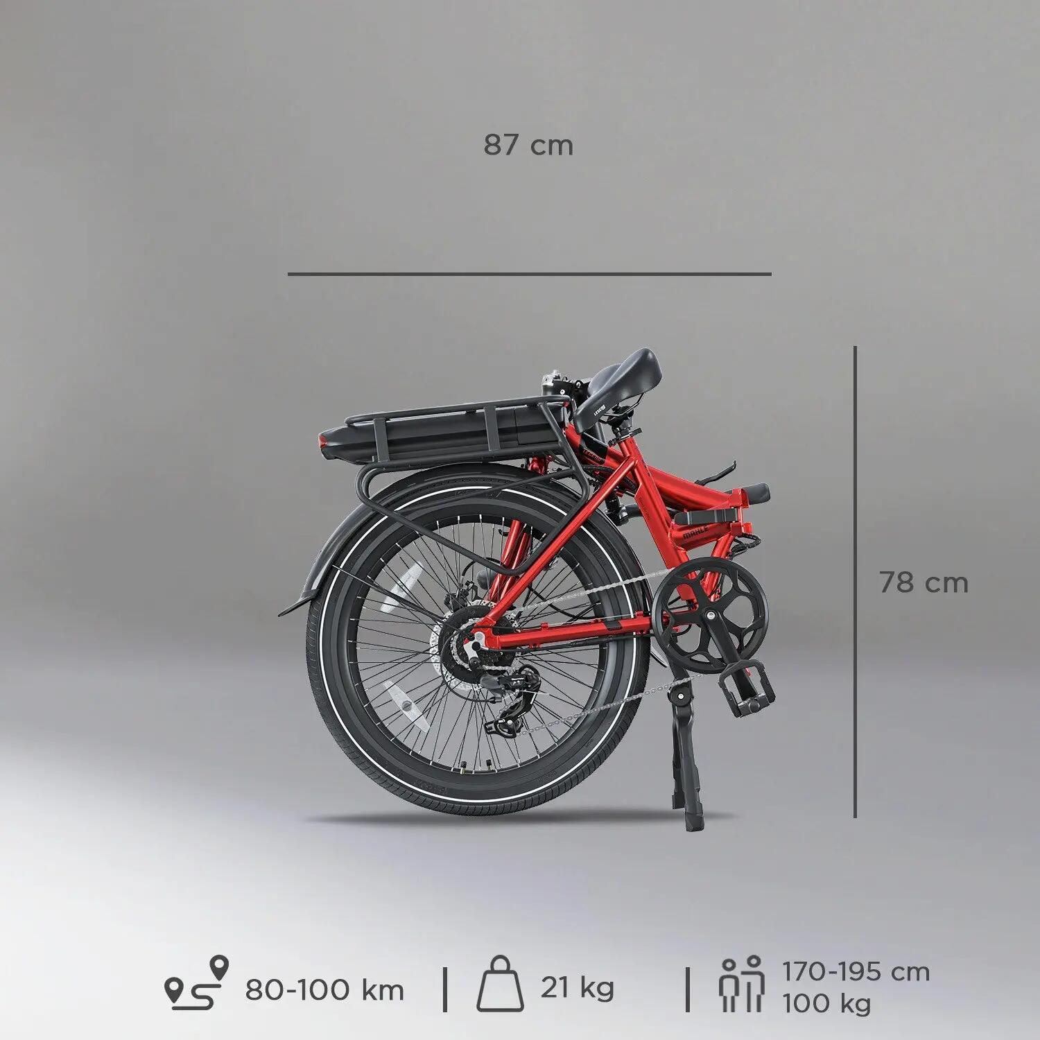 Siena Bici elettrica pieghevole 24" + Display · 21 kg · Gar. 3 anni · 90 km 5/12