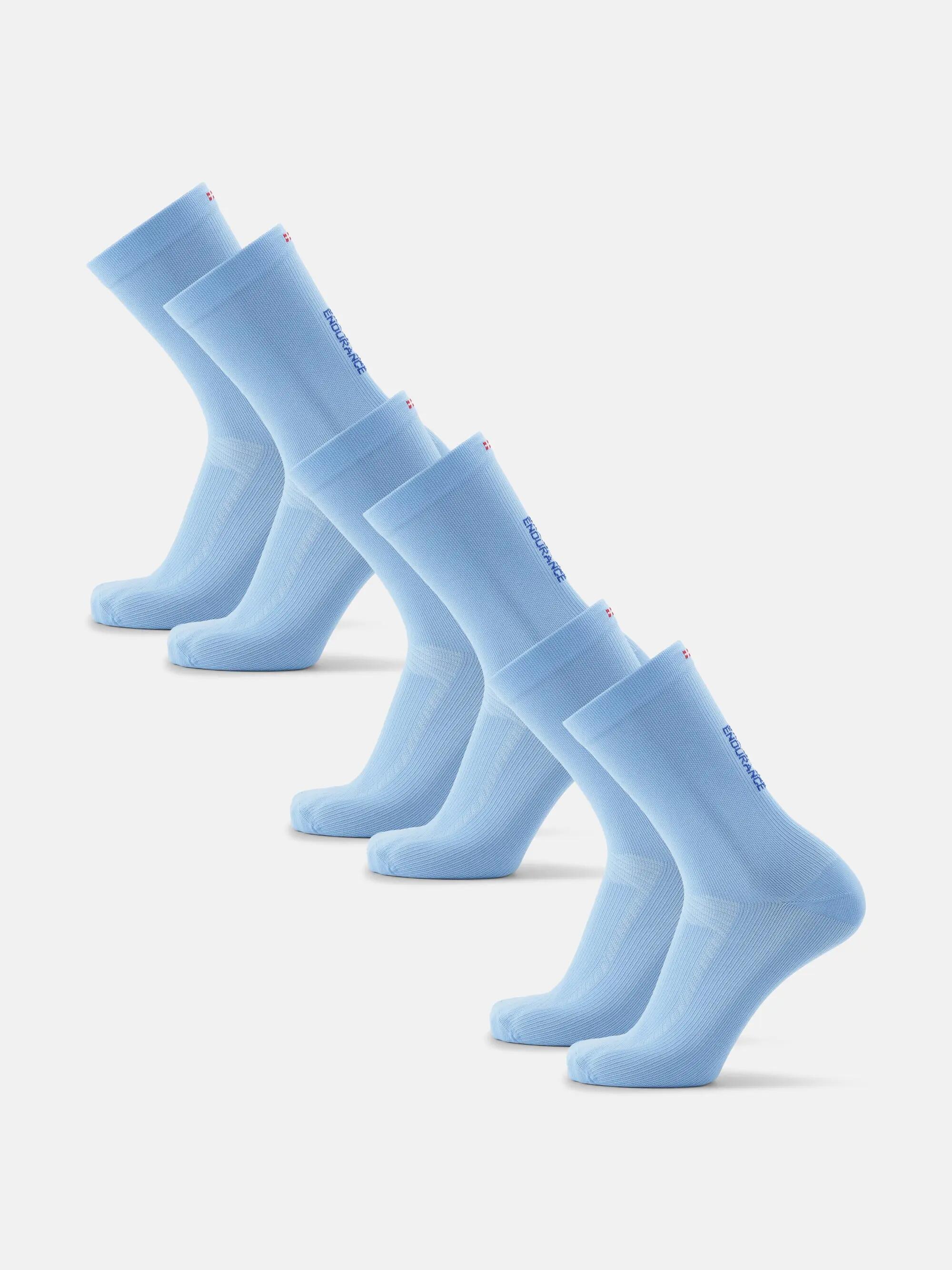 Leichte Laufsocken ohne Polsterung Polypropylen Unisex 3er-Pack 3/4