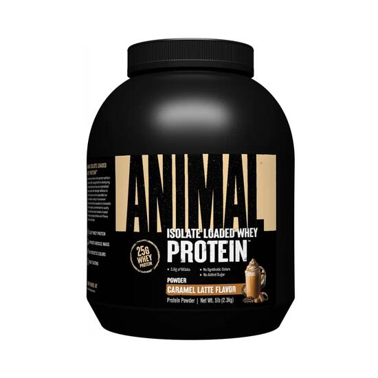 Universal Nutrition Animal Isolate Loaded Whey Protein (5lbs) Caramel Latte