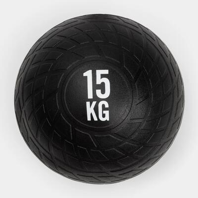 Zeuz slam ball 15 kg – medicijnbal & fitnessbal – voor crossfit & krachttraining