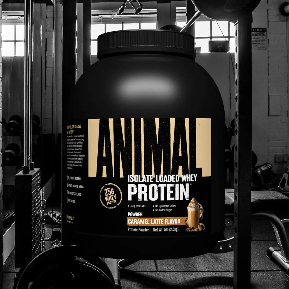 Universal Nutrition Animal Isolate Loaded Whey Protein (5lbs) Caramel Latte 2/3