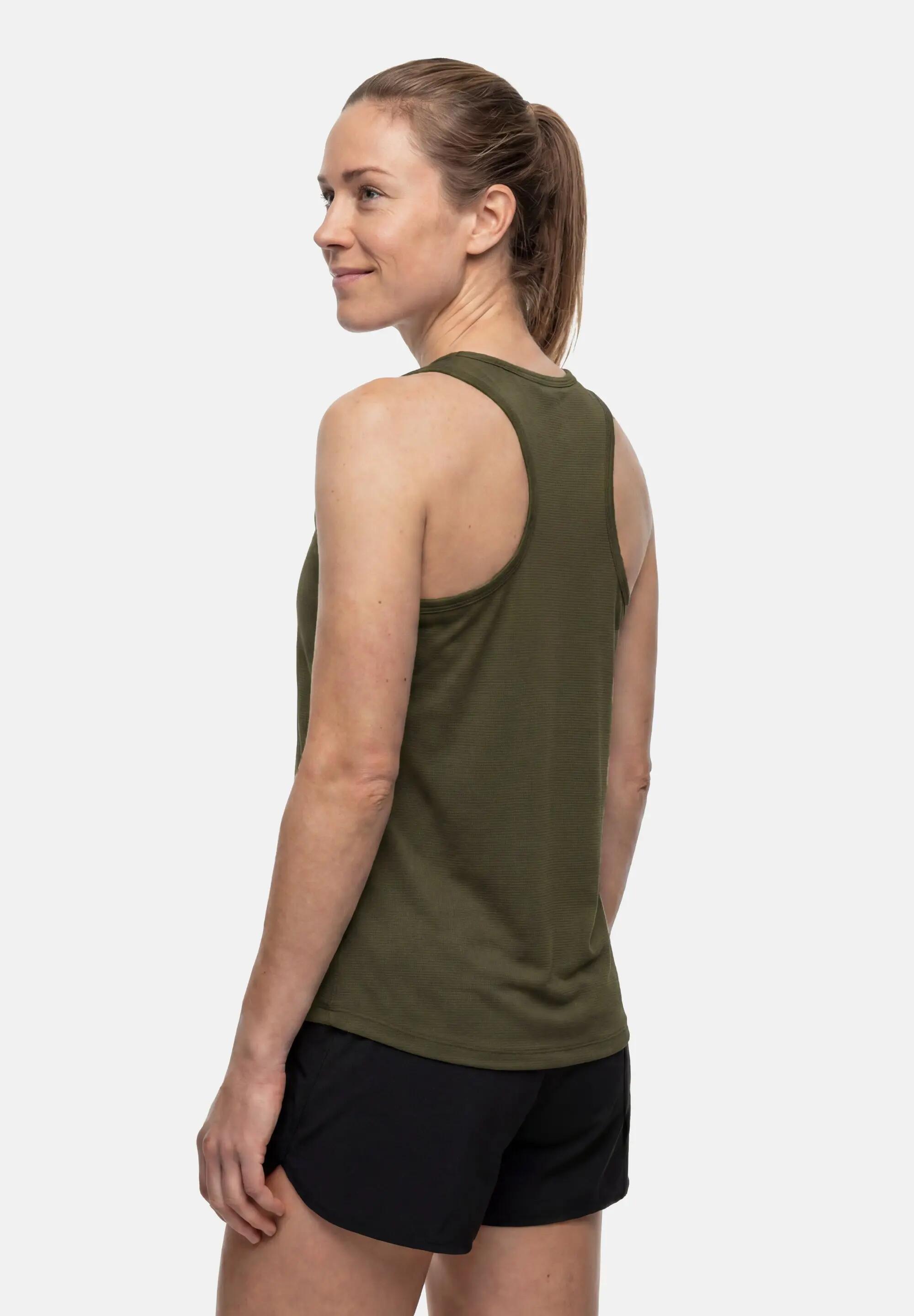 Damen Leichtes Mesh Lauf-Tanktop Recyceltes Polyester Polygiene 2er-Pack 4/6