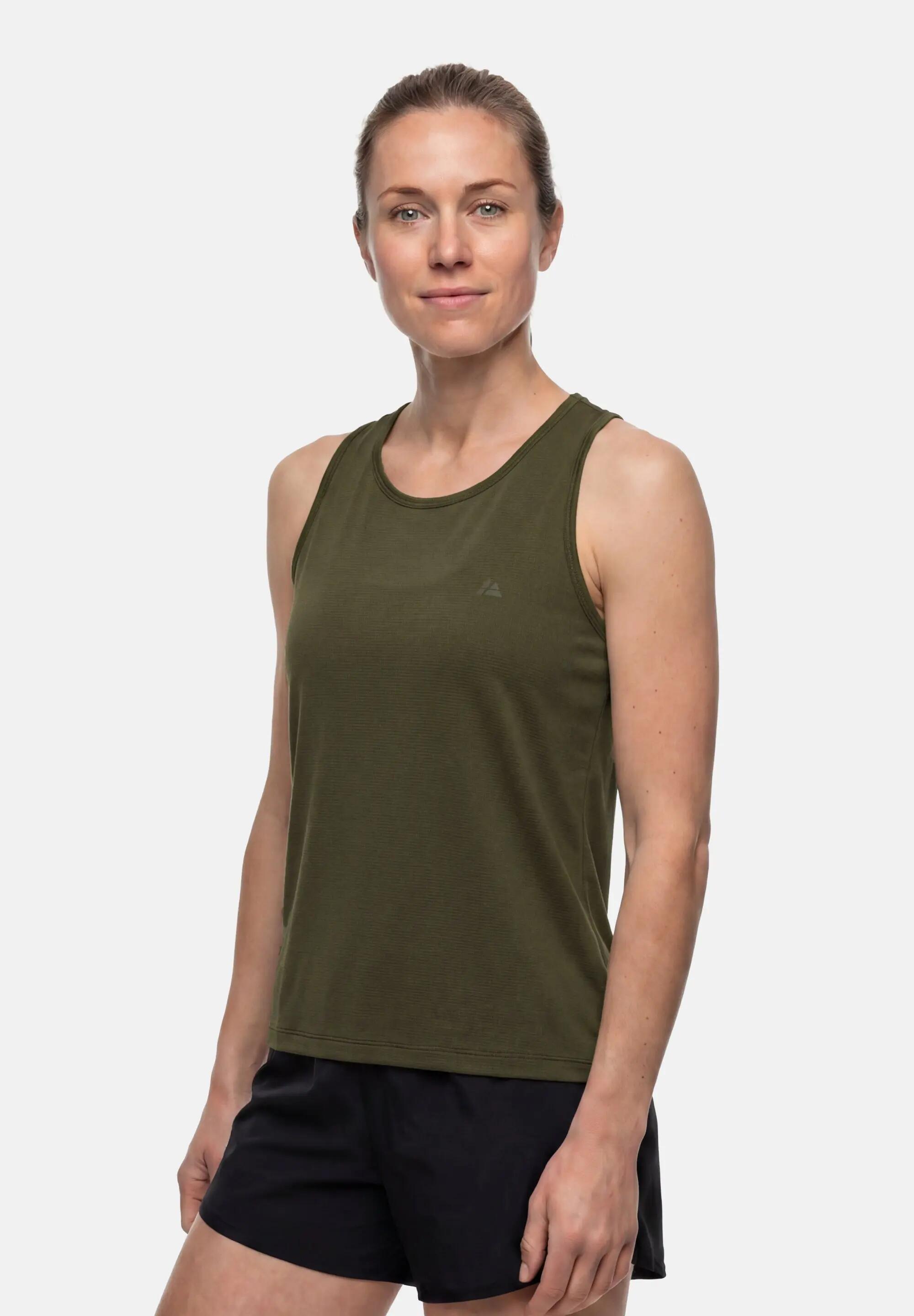 Damen Leichtes Mesh Lauf-Tanktop Recyceltes Polyester Polygiene 2er-Pack 3/6