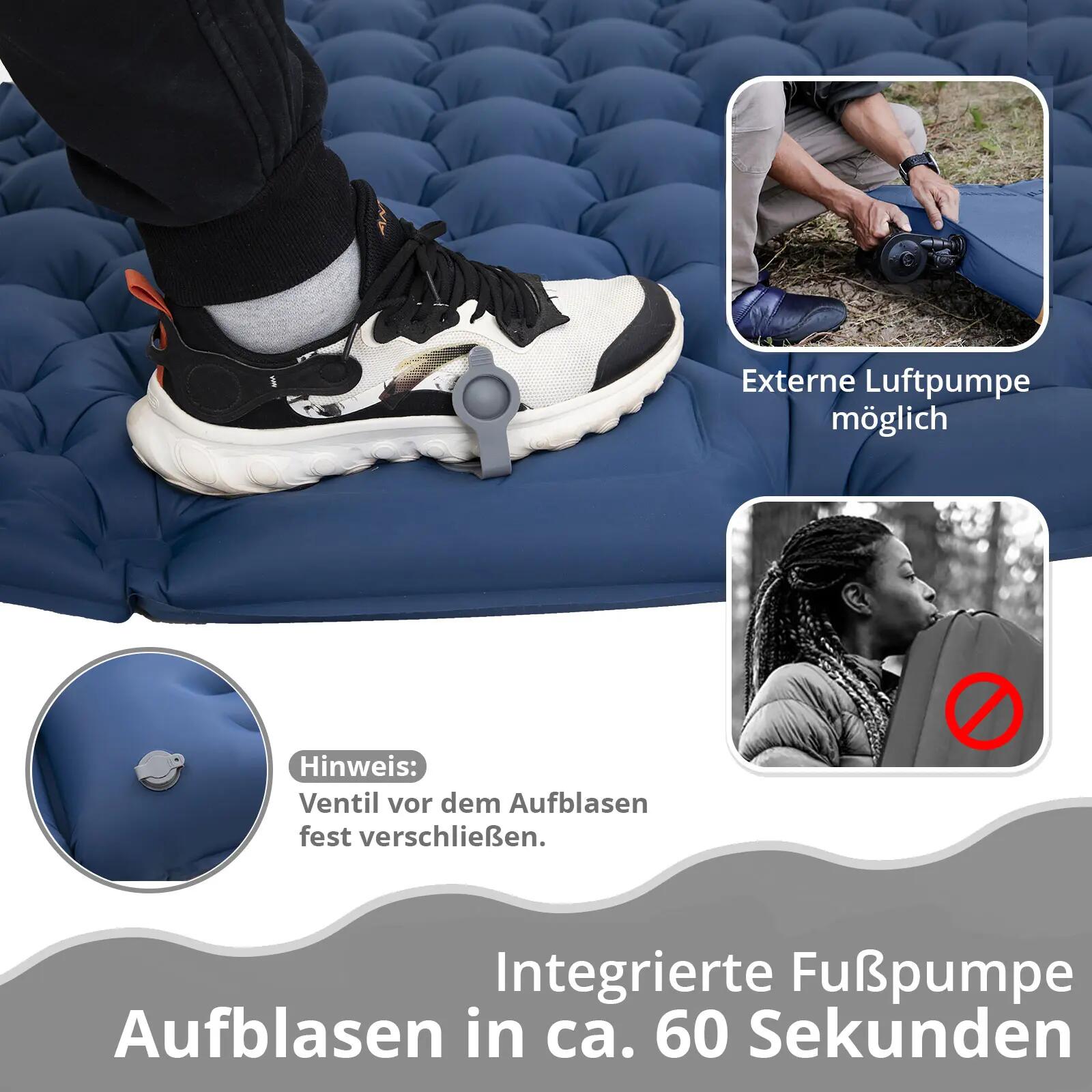 Cama de aire para camping Wildwood Double 2 personas colchoneta doble 1,6 kg 5/7