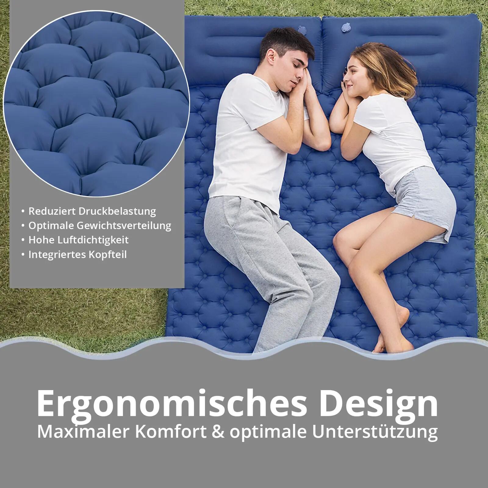 Cama de aire para camping Wildwood Double 2 personas colchoneta doble 1,6 kg 4/7