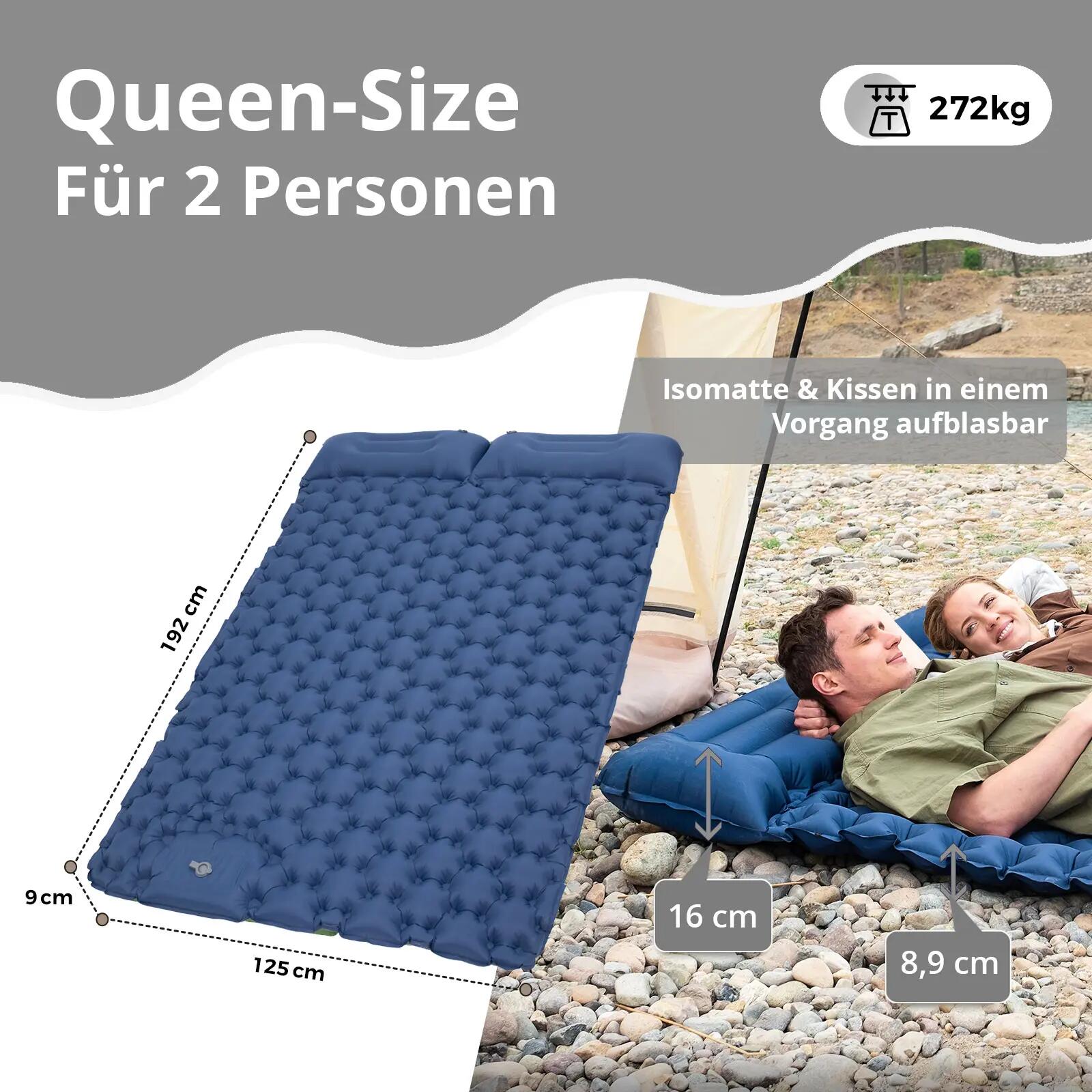 Cama de aire para camping Wildwood Double 2 personas colchoneta doble 1,6 kg 2/7