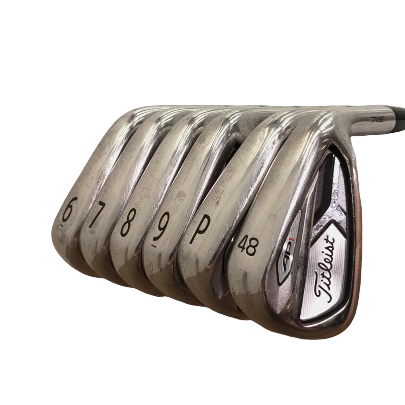 Titleist AP1 718 IJzerset / 6-PW+GW / Flex Regular / Staal 3/7