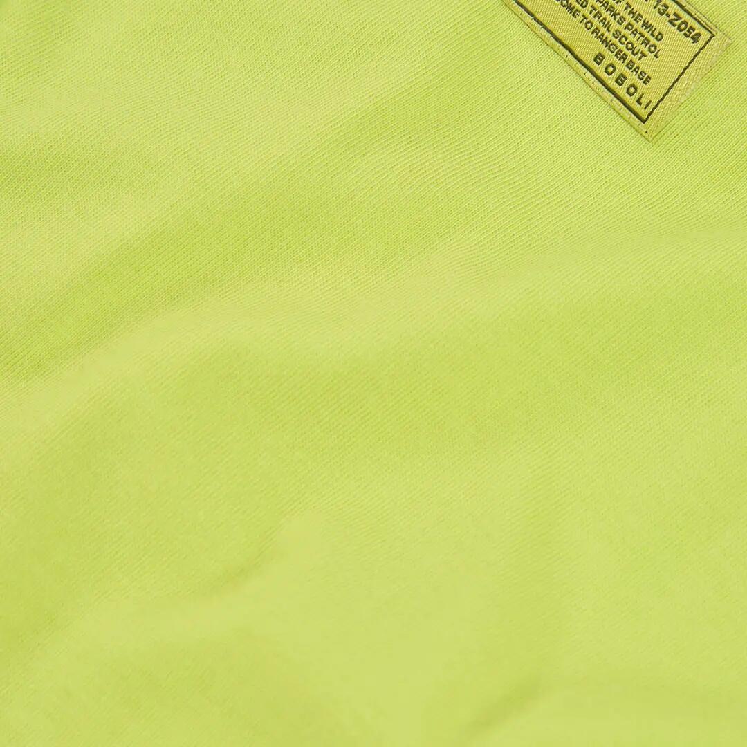 Camiseta punto niño verde estampado montaña 4/4