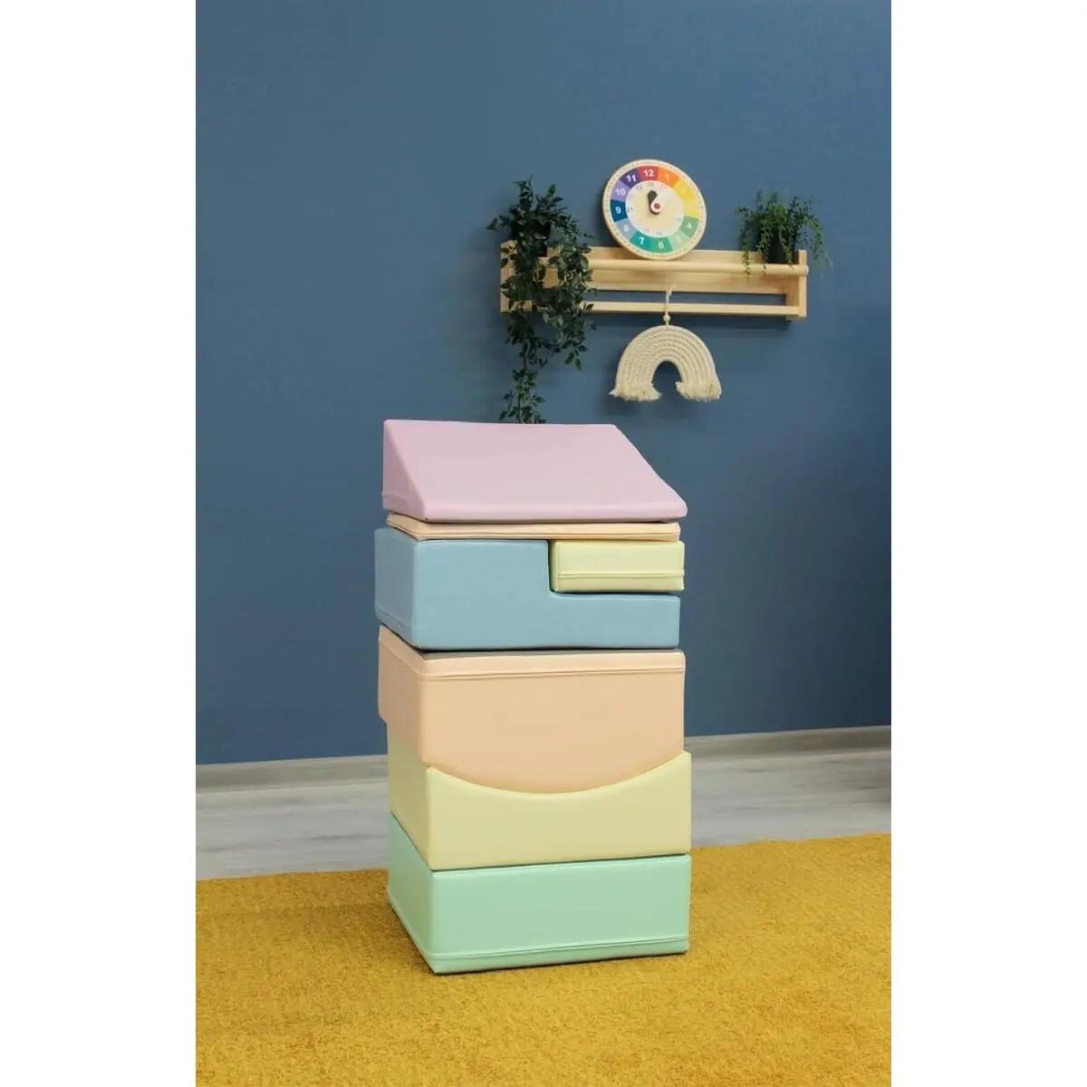Ensemble blocs 7S pastel clair 4/4