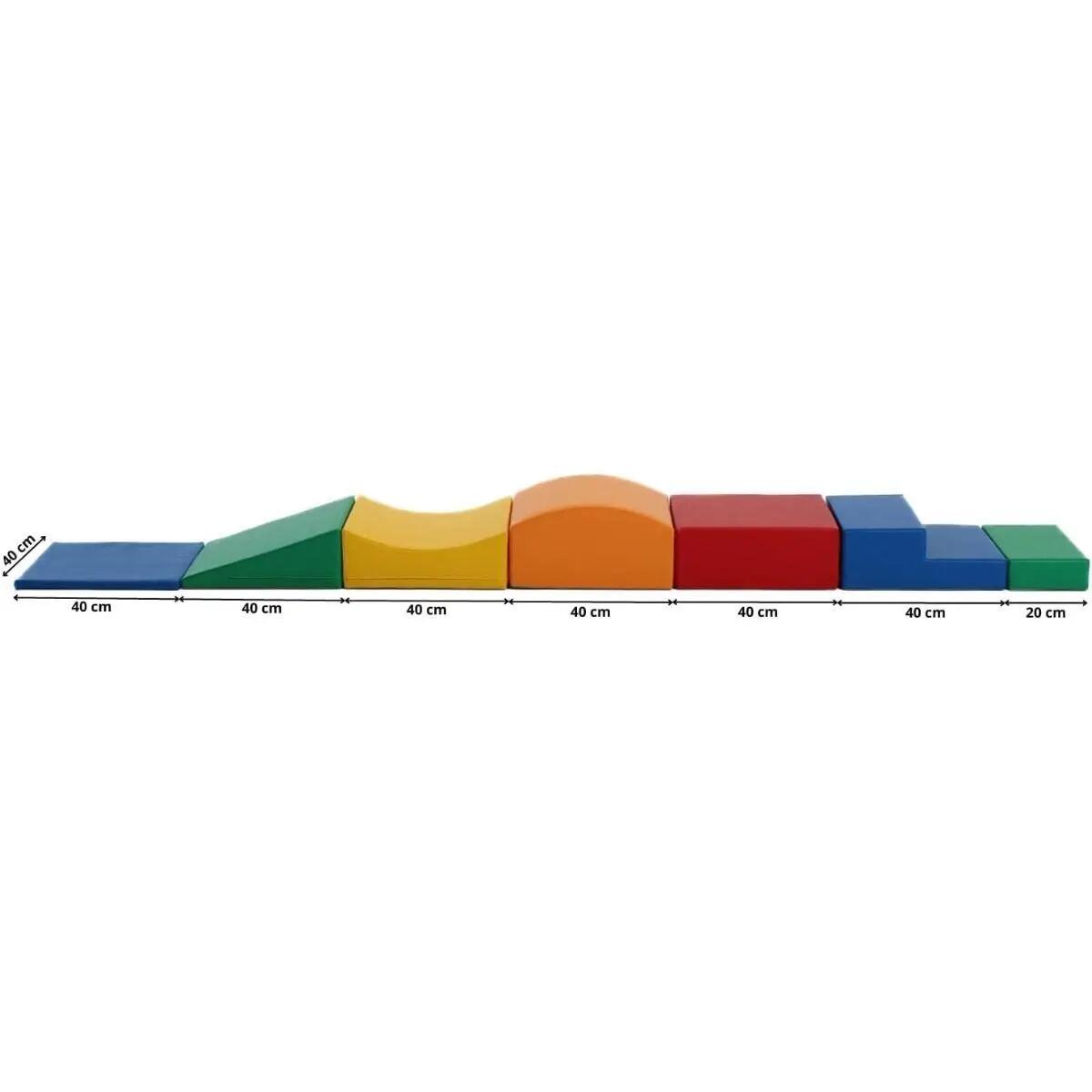 Ensemble blocs 7S pastel clair 3/4