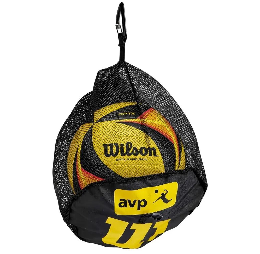 Conjunto de bolas Wilson OPTX Oficial + Saco de rede AVP 2/3