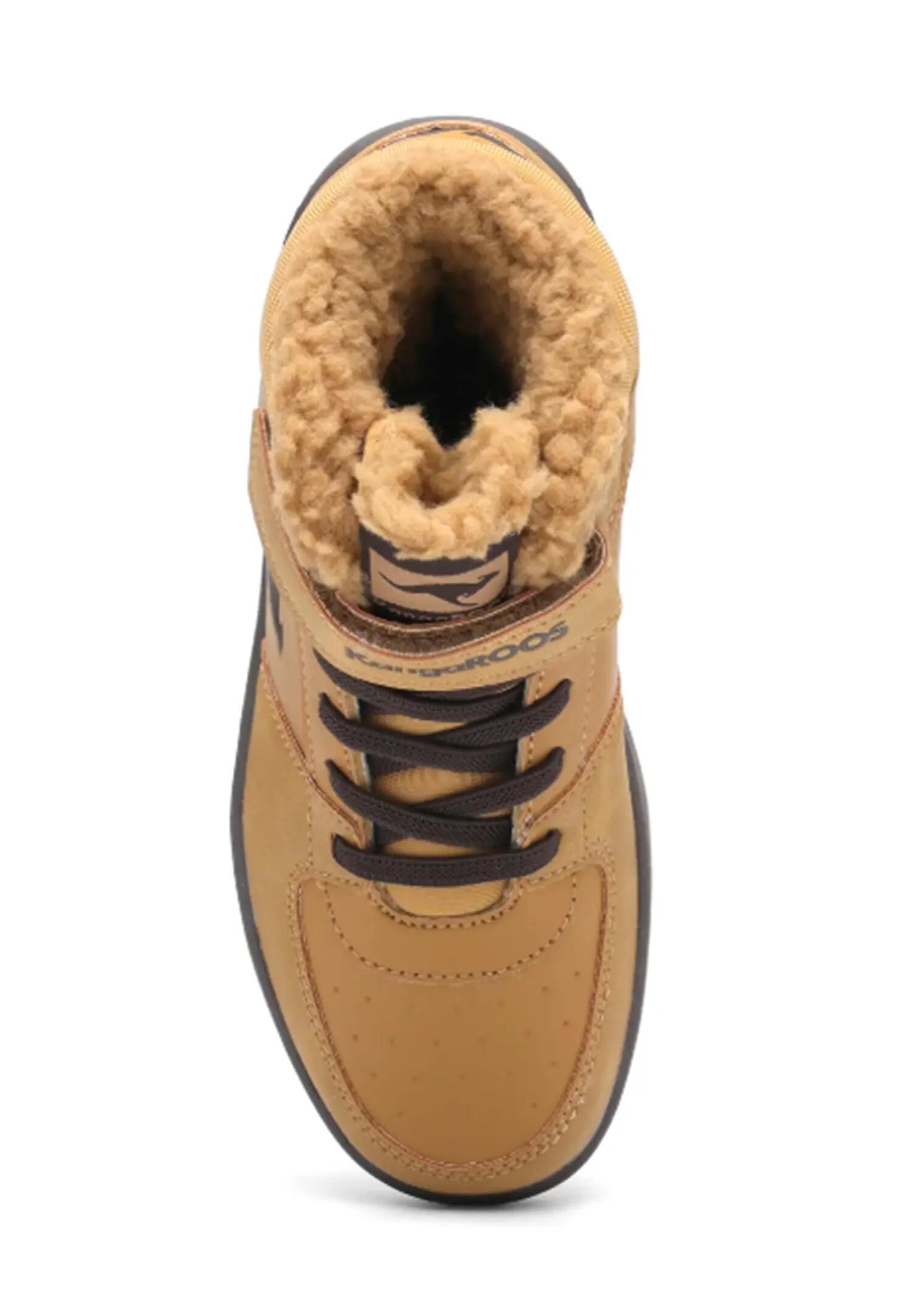 KangaROOS Kinder K-CP Bound Mid EV High-Top Sneaker Curry Mustard 3/4