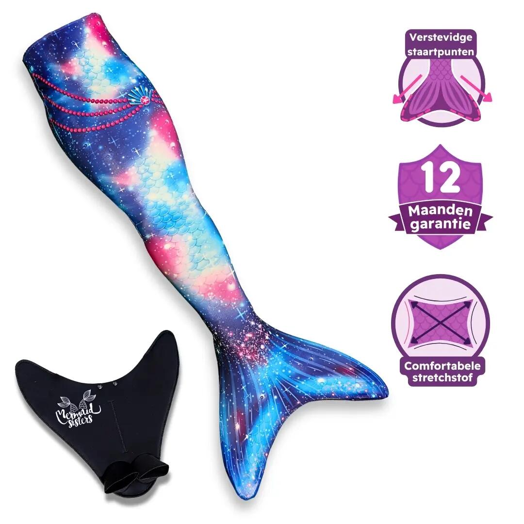Zeemeerminstaart Prinses Tara Monovin Zwemkleding Maat 134-146 1/2