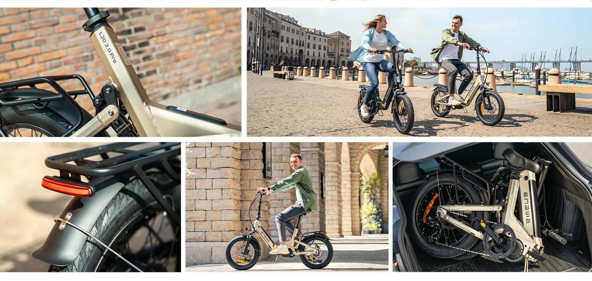 Bicicletă electrică ENGWE L20 3.0 PRO, roți 20 inch, pliabilă urbană 7/7