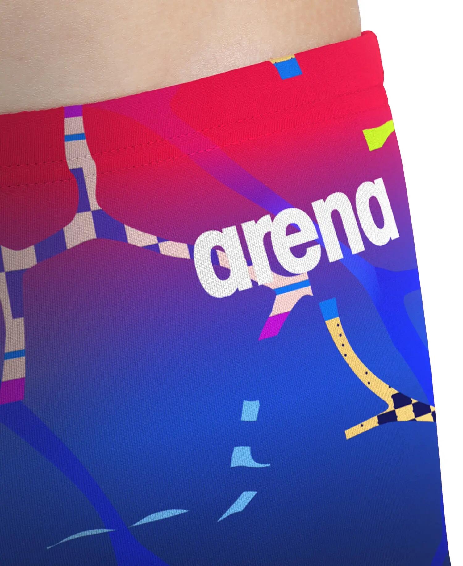 Kąpielówki chłopięce na basen spodenki bokserki pływackie Arena Squared Short 3/6