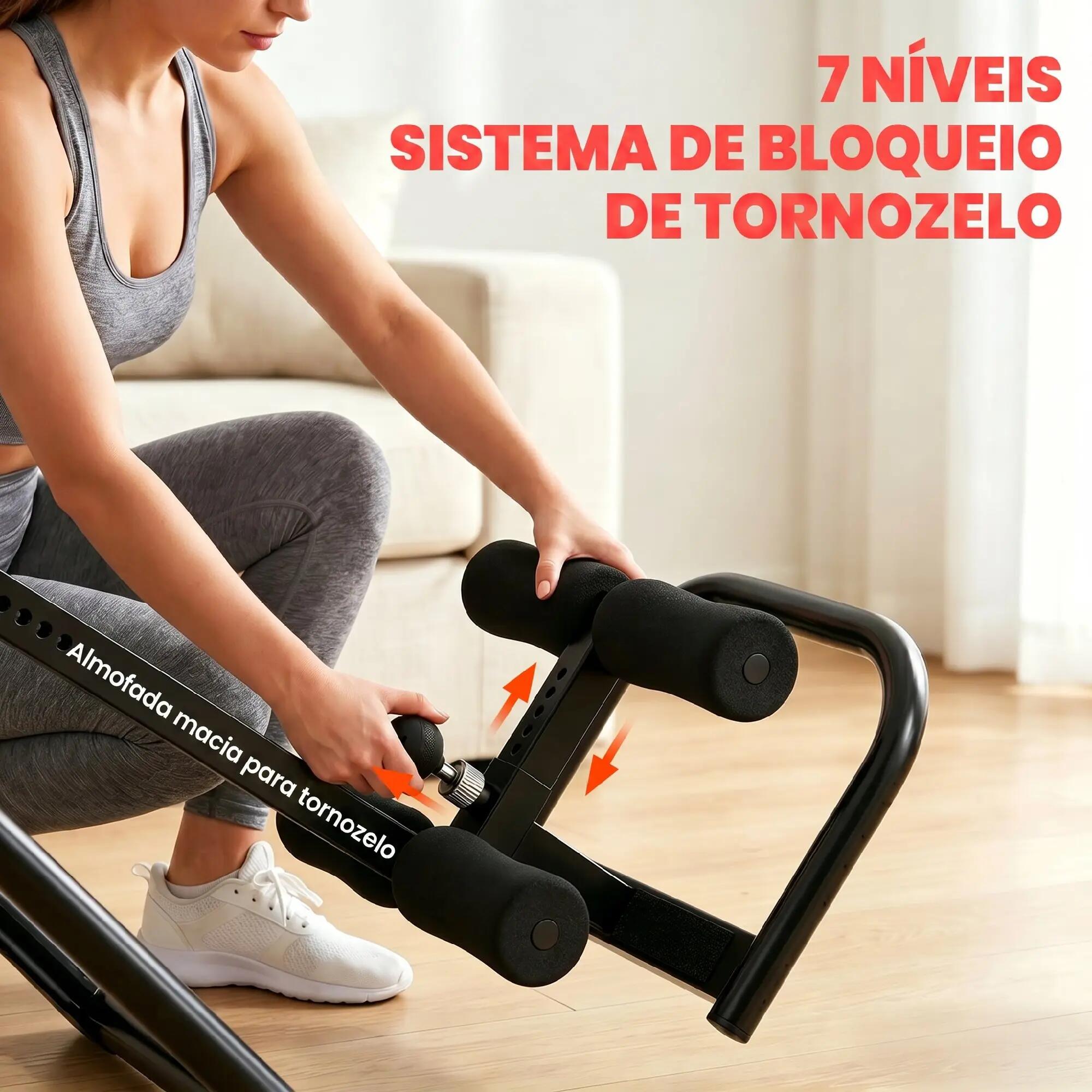 Tabela de inversão 161x69x146 cm vermelho SPORTNOW 7/10